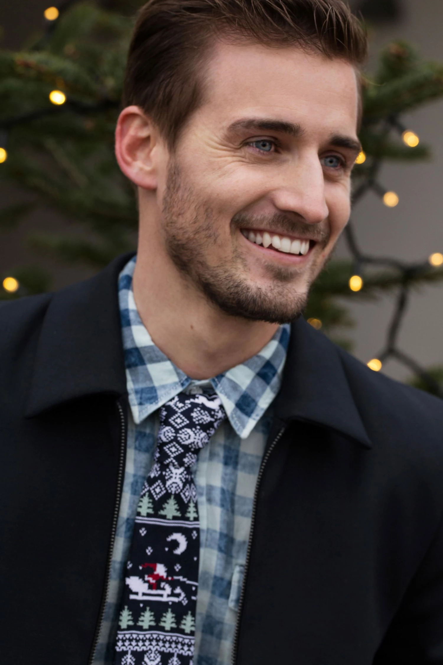 Trendhim Cravate de noël tricotée Père Noël – Image 4