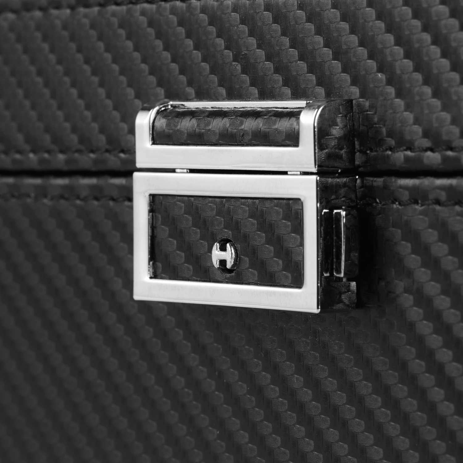 Warren Asher Écrin à cravates à finition en fibres de carbone - 12 cravates – Image 4