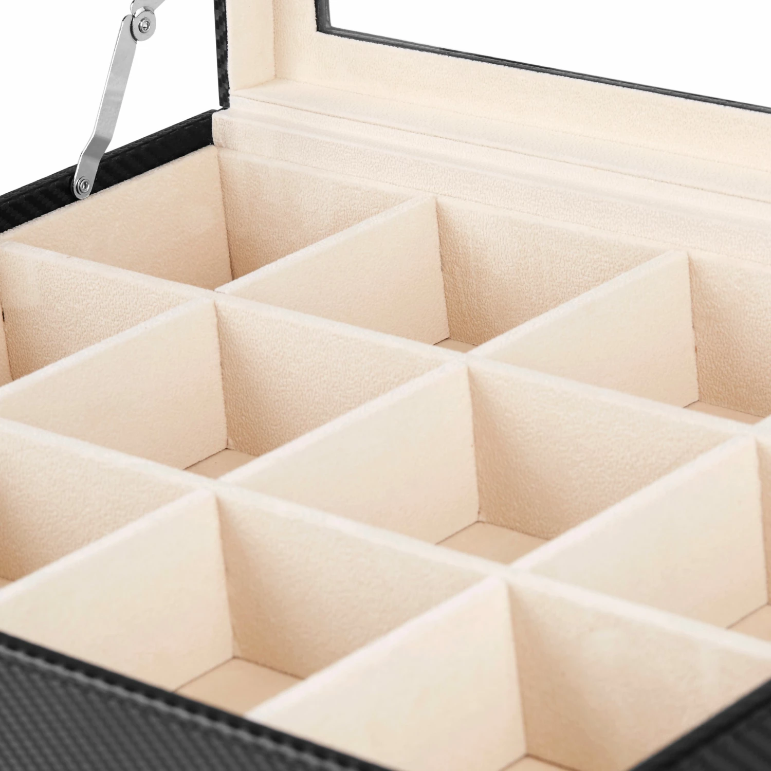 Warren Asher Écrin à cravates à finition en fibres de carbone - 12 cravates – Image 6