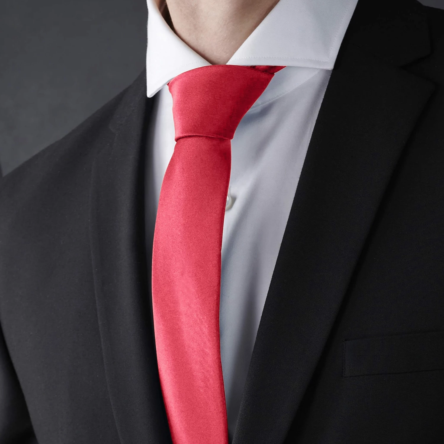 Trendhim Cravate classique rose vif 8 cm â Image 5