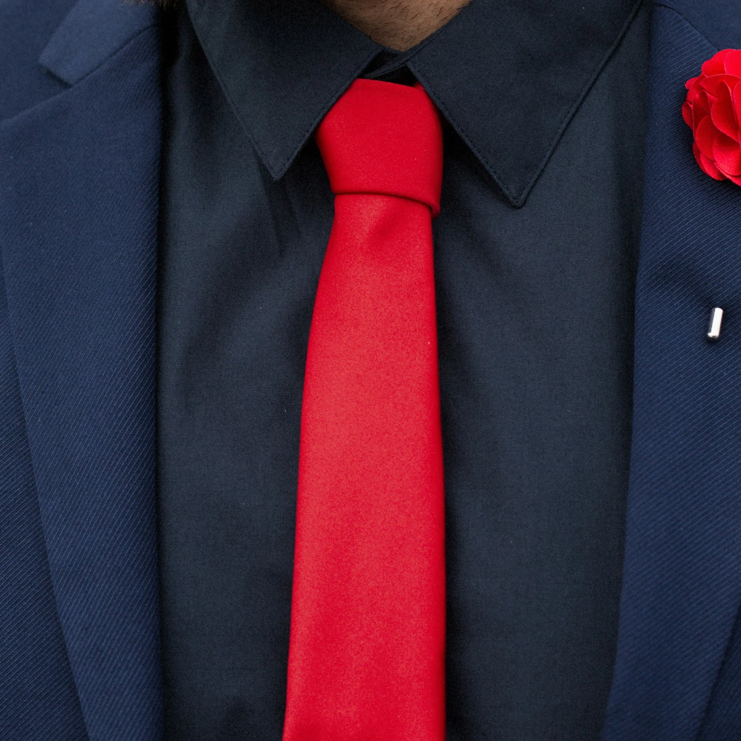 Trendhim Cravate classique rouge 6 cm â Image 3