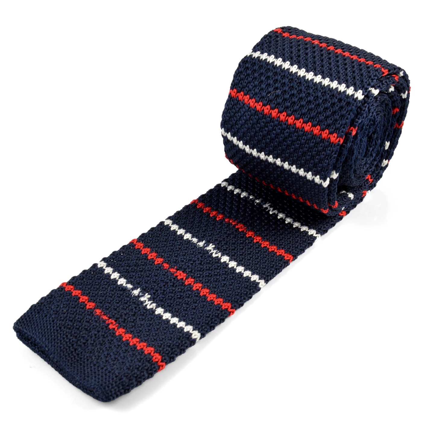 Tailor Toki Cravate tricotĂ©e motif Marine â Image 3