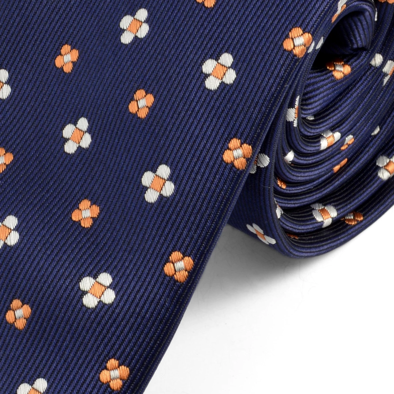 Tailor Toki Cravate bleue Ă motif mini fleurs â Image 2