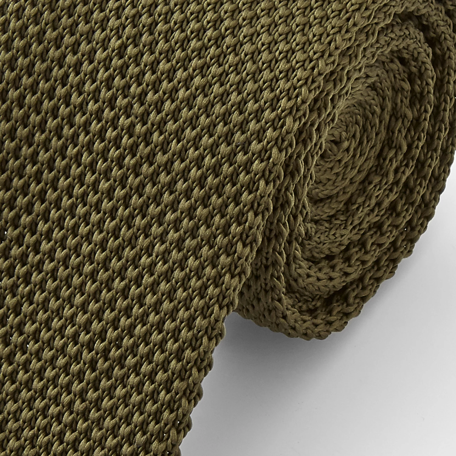 Tailor Toki Cravate vert militaire tricotĂ©e â Image 2