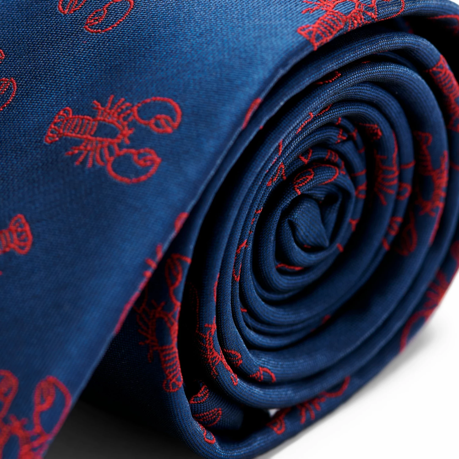 Trendhim Cravate étroite bleu marine à motifs de homards – Image 2