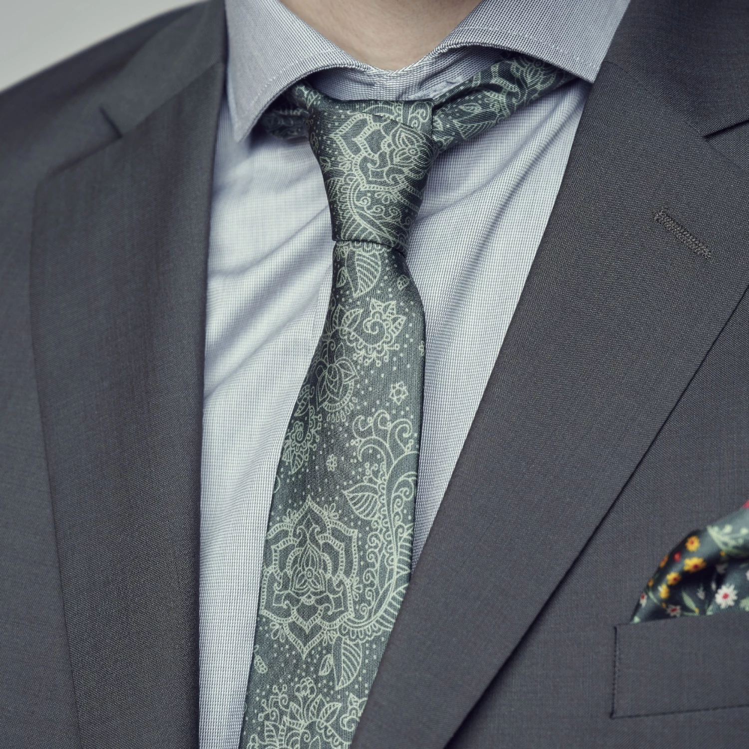 Bohemian Revolt Cravate Boho en soie Bernie â Image 3