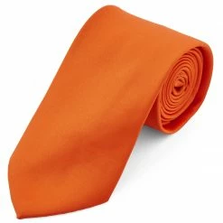 Trendhim Cravate classique 8 cm orange vif