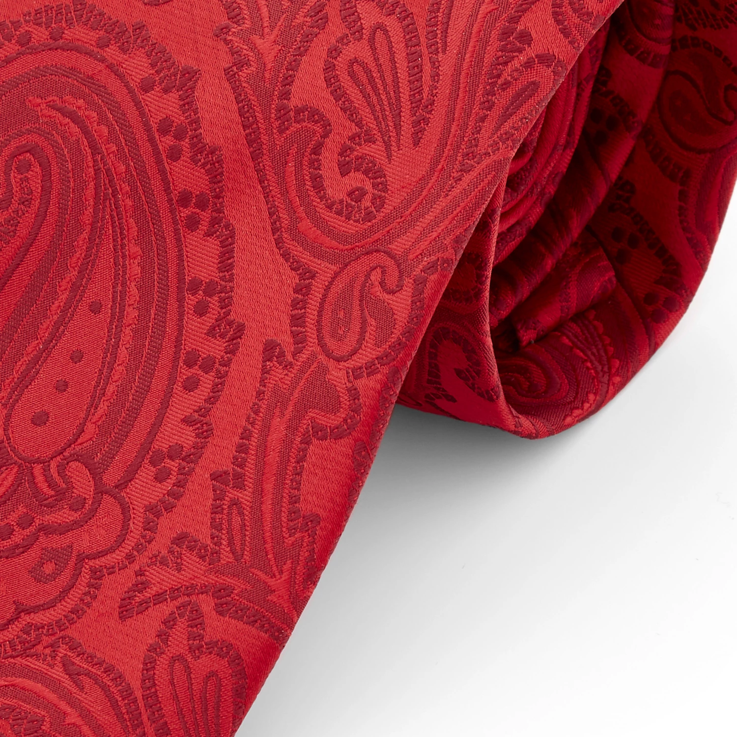 Tailor Toki Cravate rouge Vintage Ă motif cachemire - large â Image 2