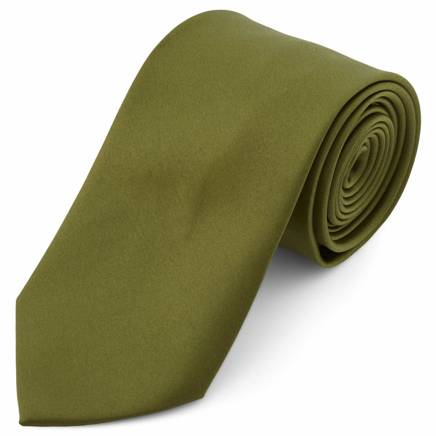 Trendhim Cravate classique 8 cm vert olive