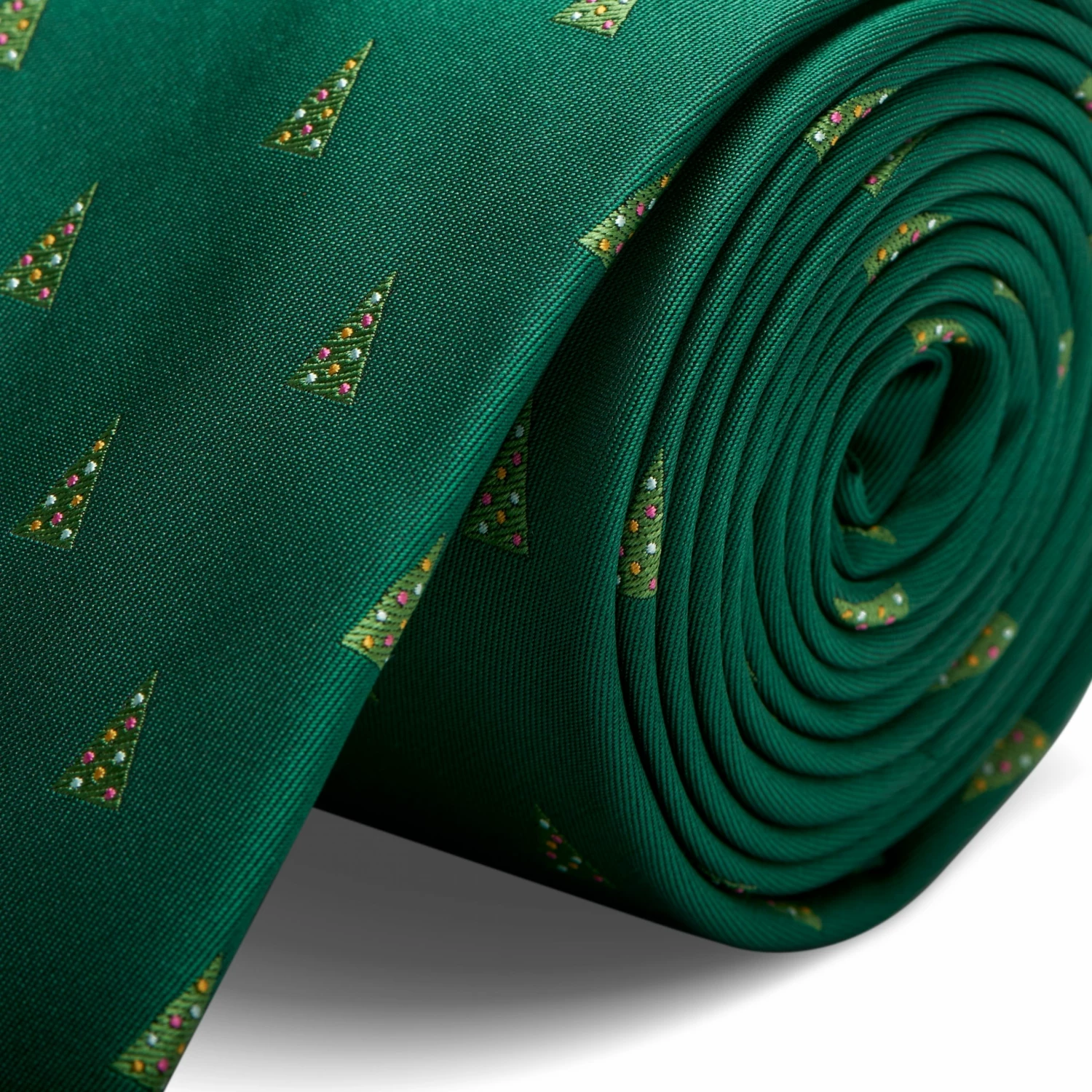 Trendhim Cravate verte à motifs de sapins de Noël – Image 2