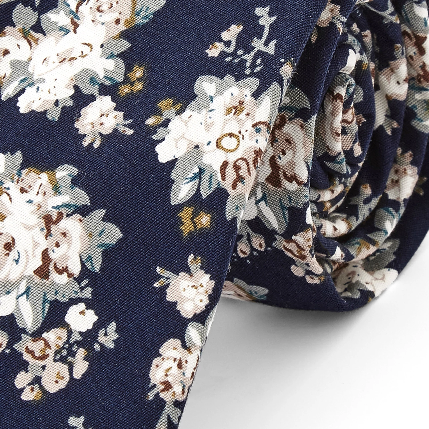 Tailor Toki Cravate fleurie bleue et blanche â Image 2