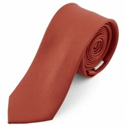 Trendhim Cravate classique Terracotta - 6cm