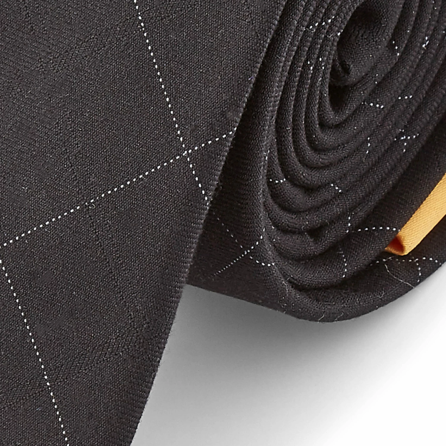 Bohemian Revolt Cravate noire à carreaux – Image 2