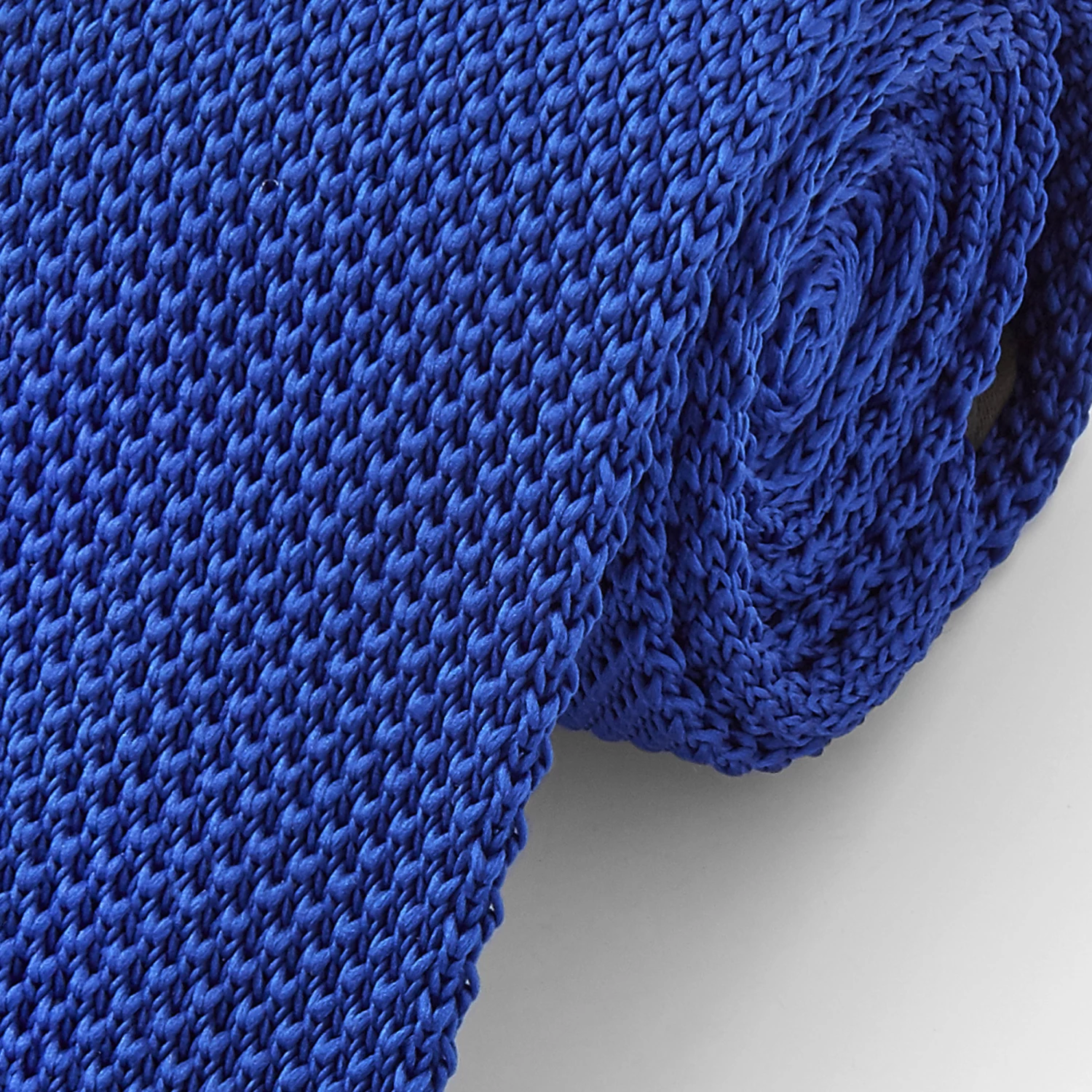 Tailor Toki Cravate bleu royal tricotĂ©e â Image 2