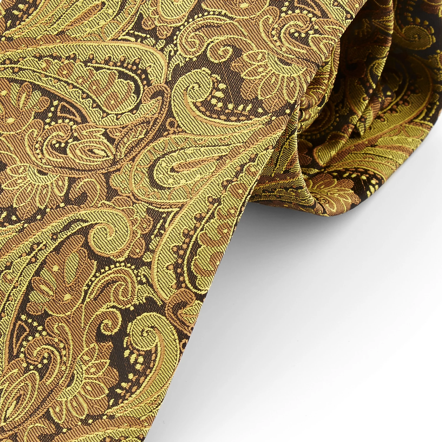 Tailor Toki Cravate Ă motif cachemire couleur or - large â Image 2