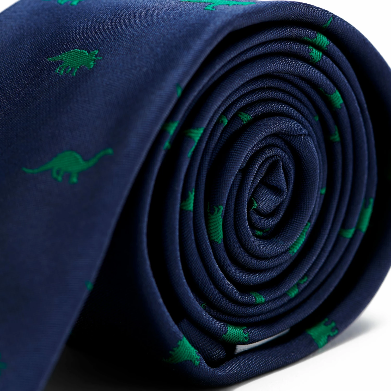 Trendhim Cravate étroite bleu marine à motifs de dinosaures – Image 2