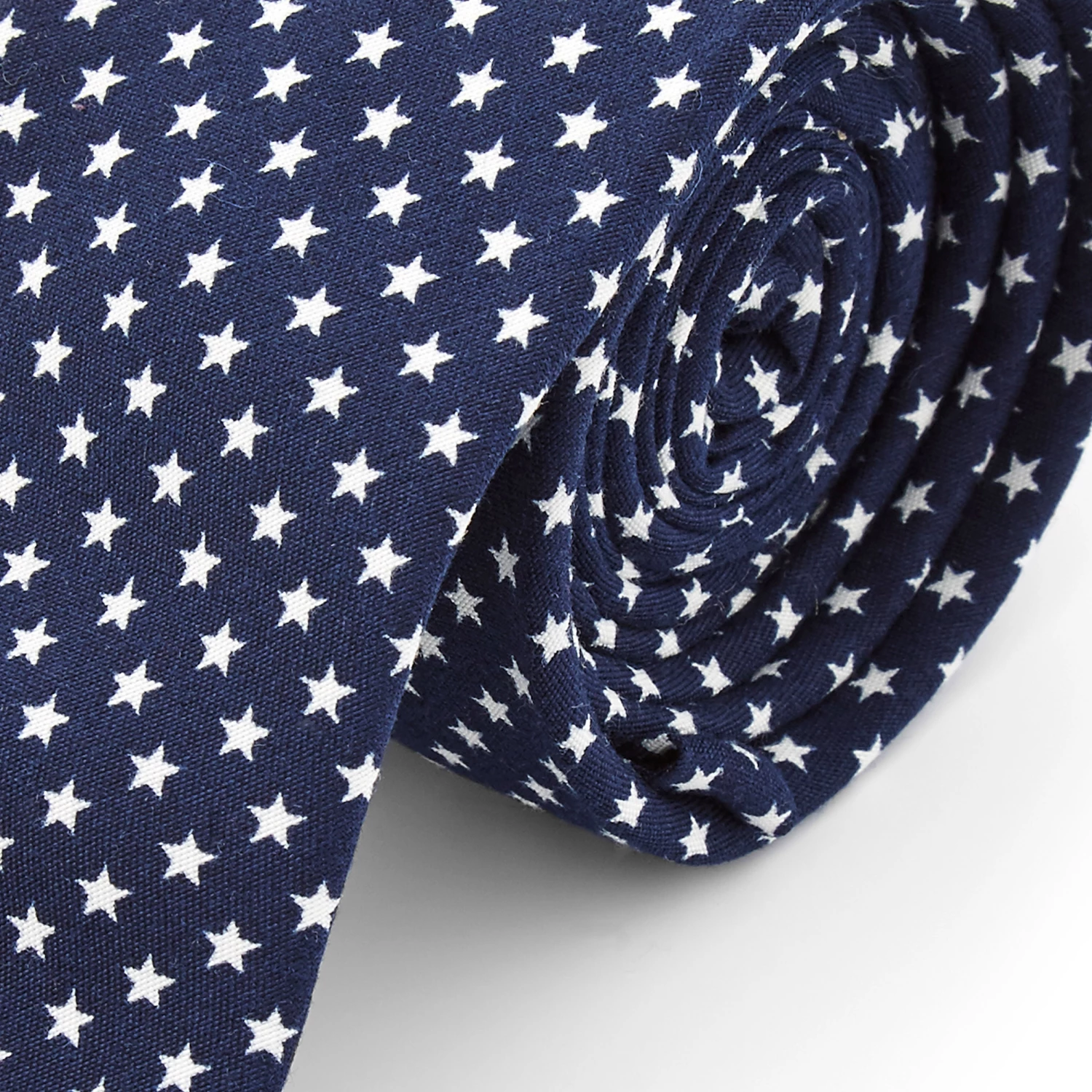 Tailor Toki Cravate bleu marine étoilée en tissu polyester – Image 2