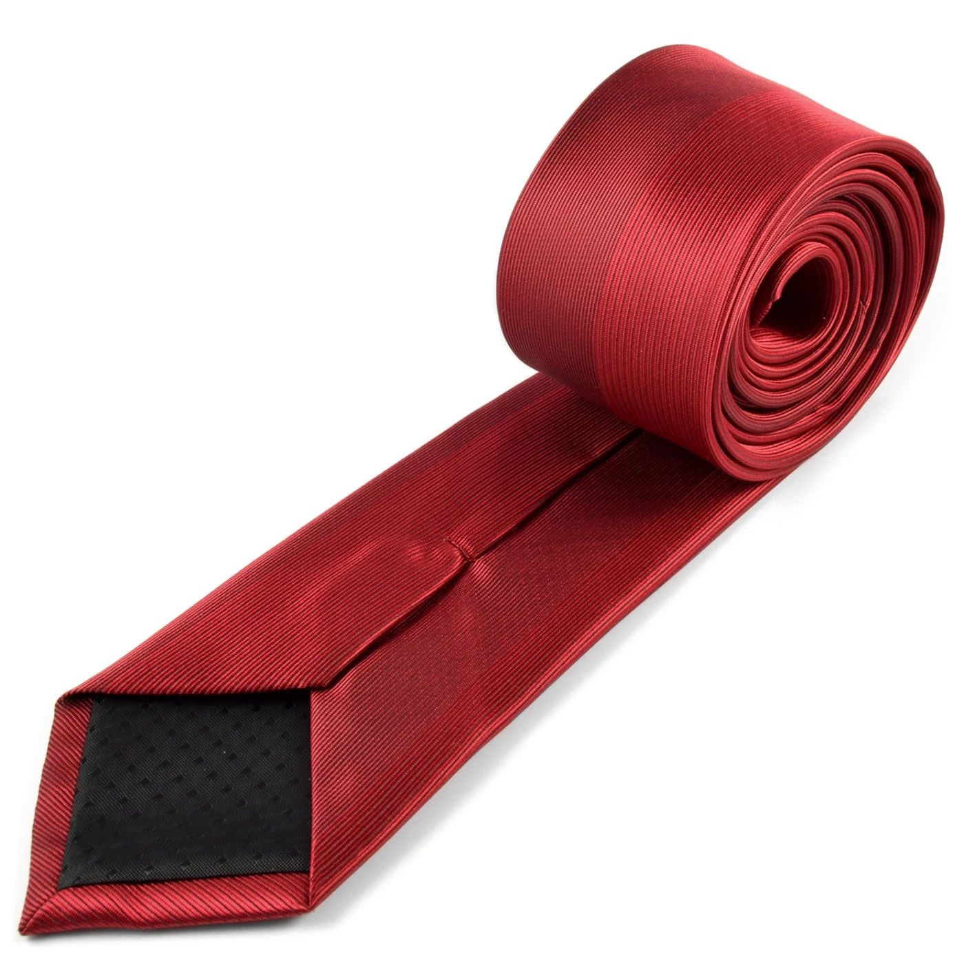 Tailor Toki Cravate rouge bicolore microfibre â Image 3