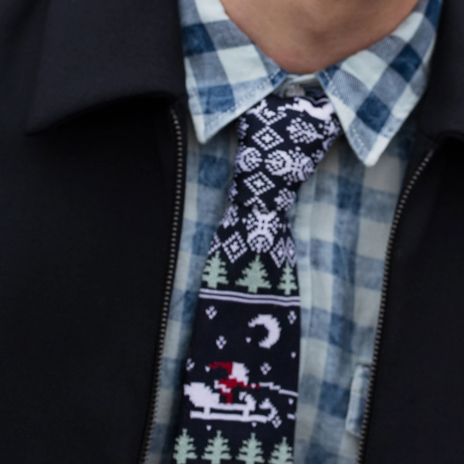 Trendhim Cravate de noël tricotée Père Noël – Image 5