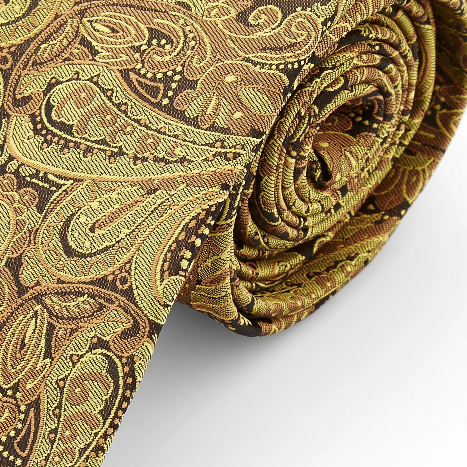 Tailor Toki Cravate Ă motif cachemire de couleur or â Image 2