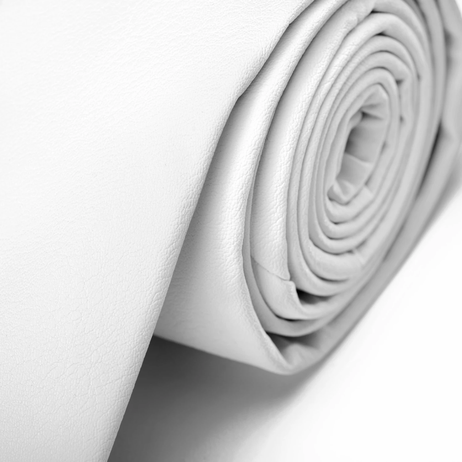 Trendhim Cravate Ă©troite en similicuir blanc â Image 2