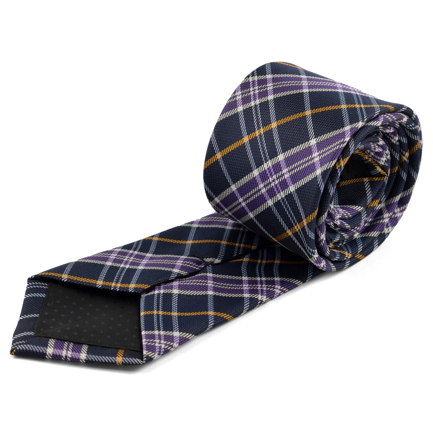 Tailor Toki Cravate damier mauve, noir, blanc â Image 2