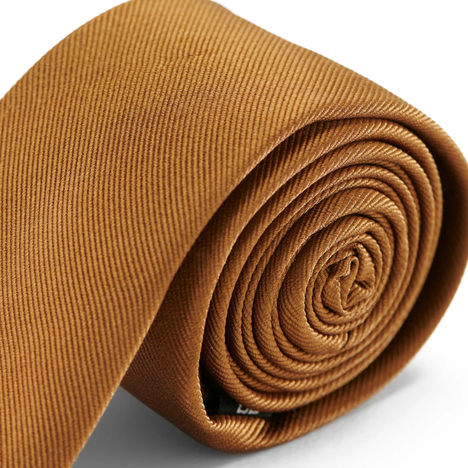 Bohemian Revolt Cravate marron en sergĂ© de soie 6 cm â Image 2