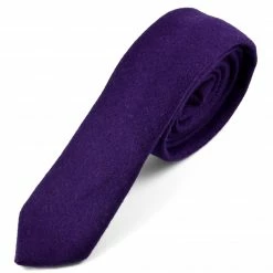 Tailor Toki Cravate violette fait main