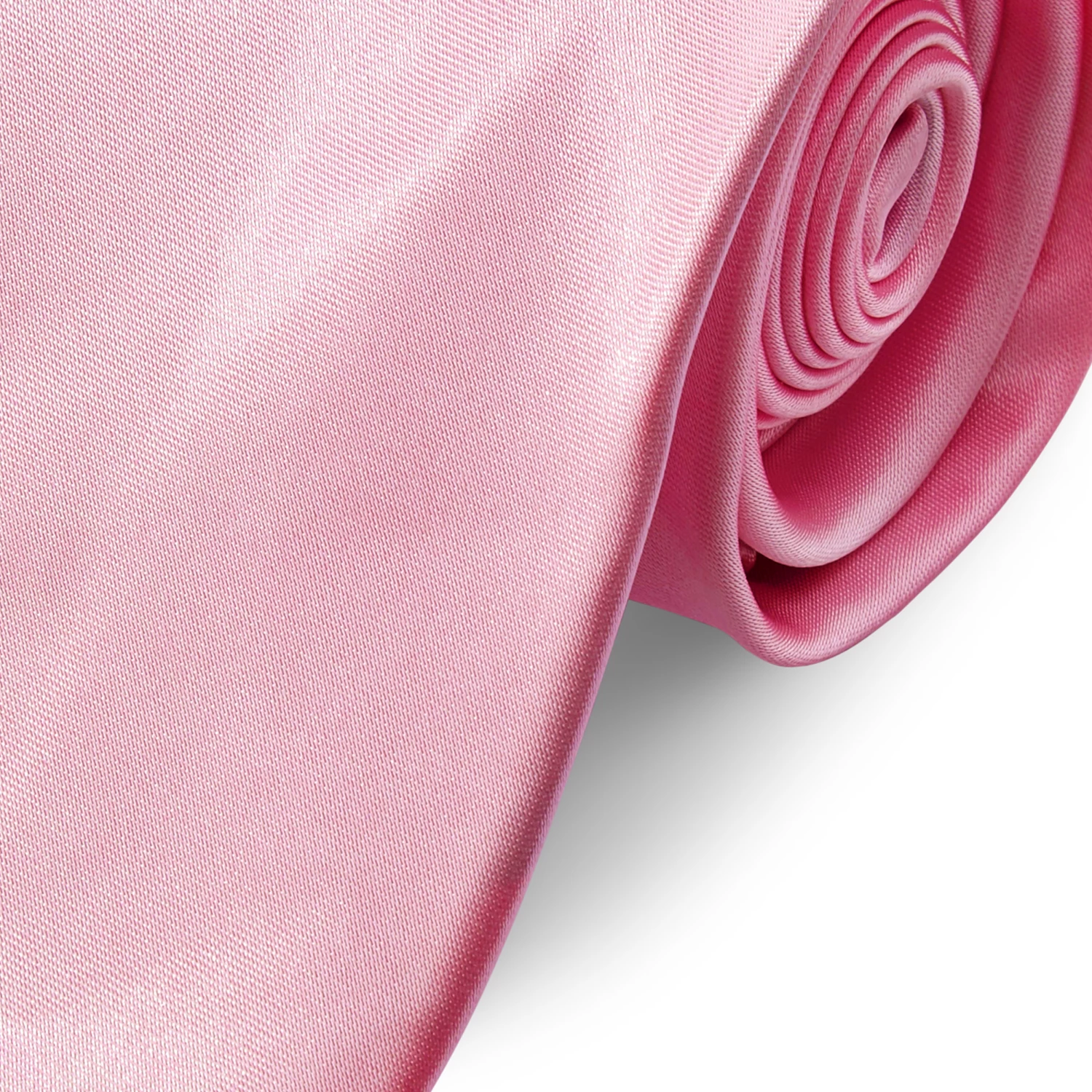 Trendhim Cravate unie rose bébé brillant - 8 cm – Image 2