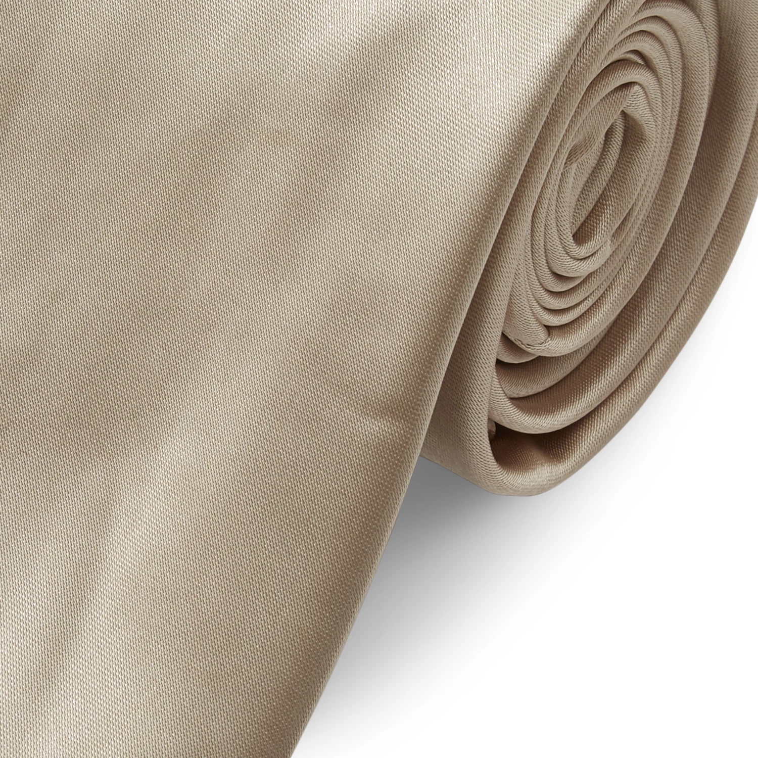 Trendhim Cravate unie champagne brillant - 8 cm â Image 2