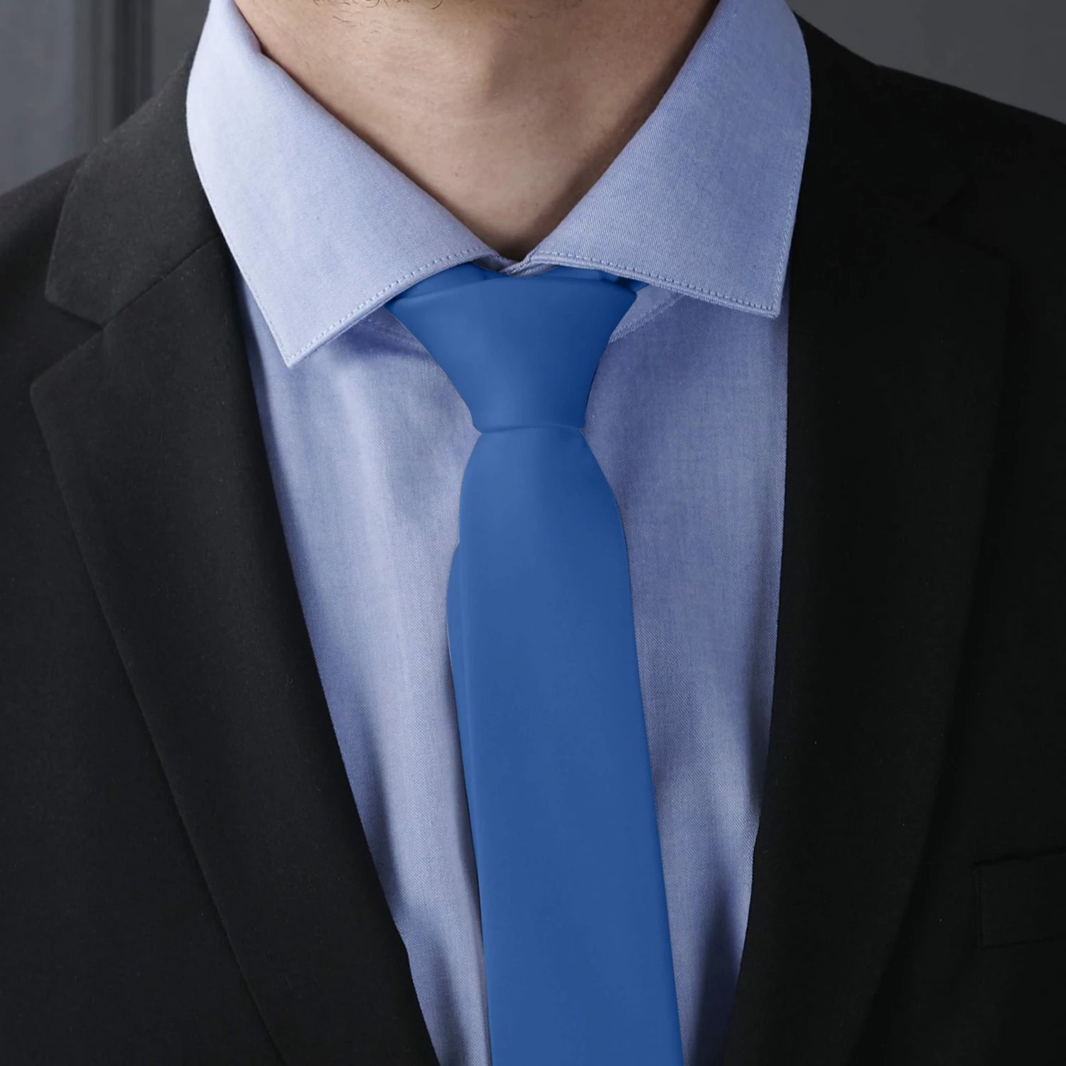 Trendhim Cravate classique bleue 6 cm â Image 6