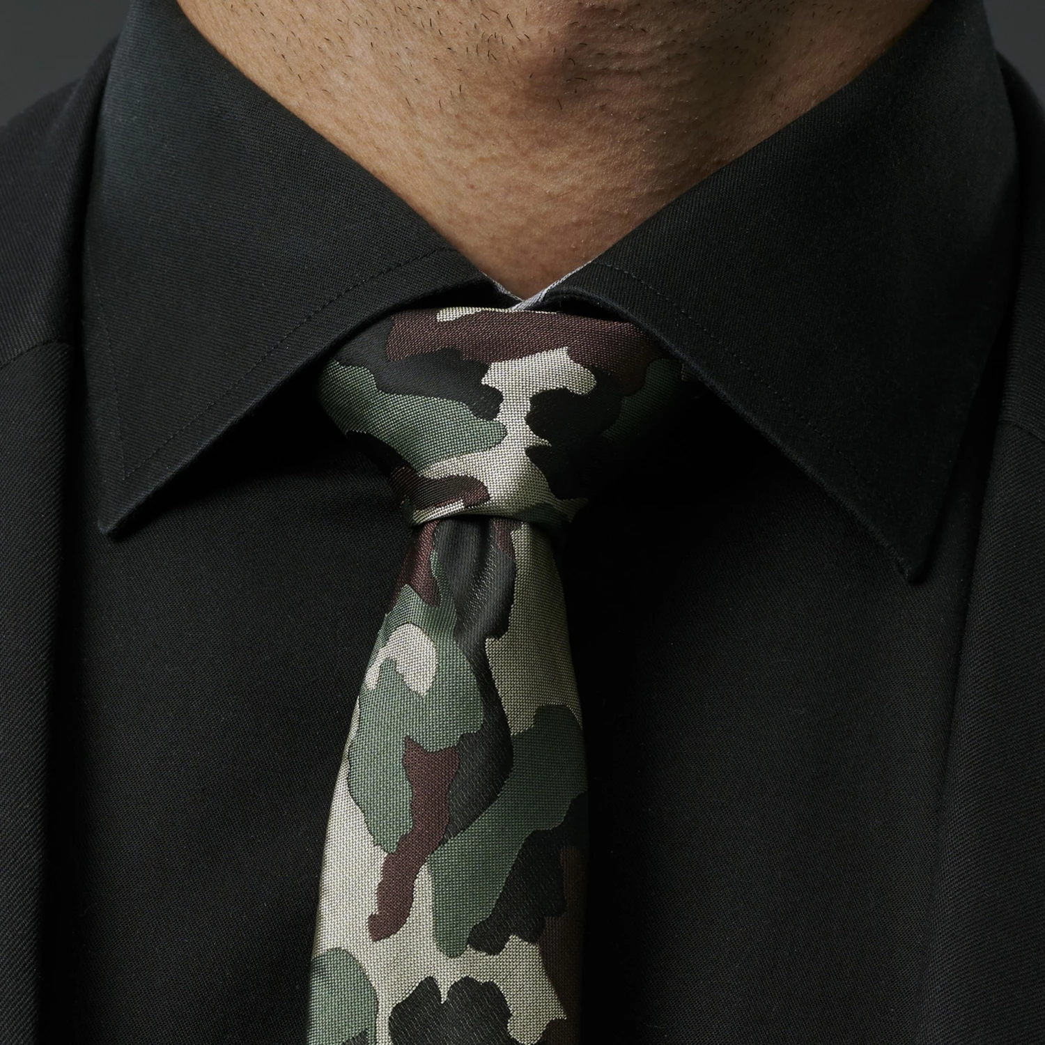 Tailor Toki Cravate Ă treillis vert et marron â Image 5