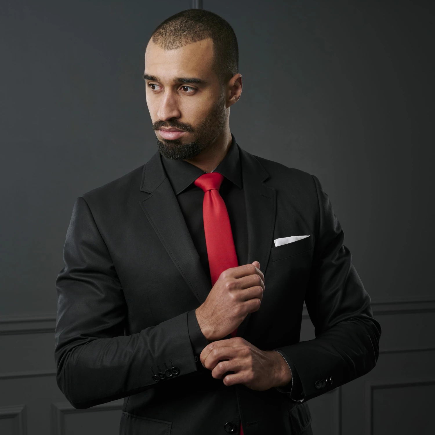 Trendhim Cravate classique rouge 8 cm â Image 4