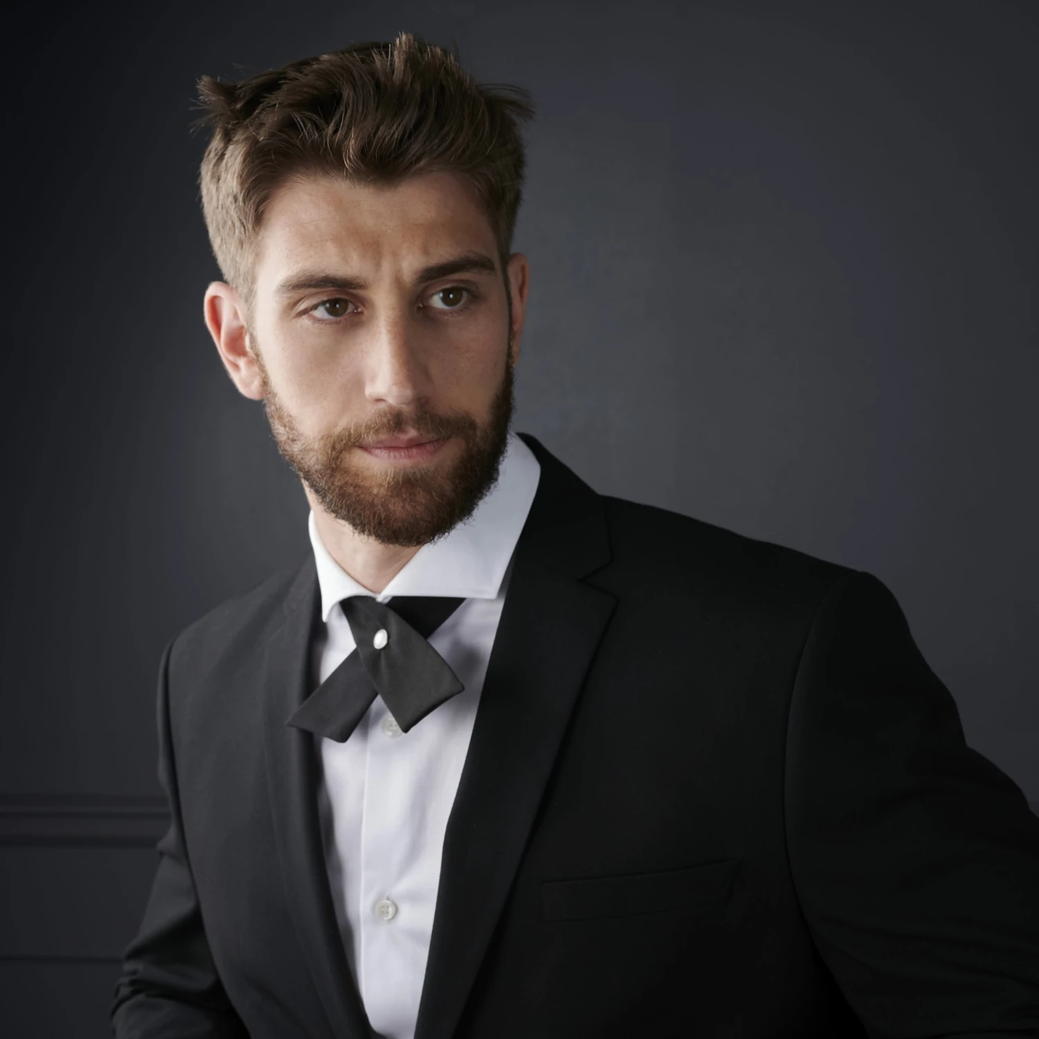 Trendhim Cravate croisĂ©e noire â Image 5