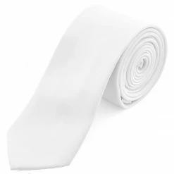 Trendhim Cravate classique blanche 6 cm