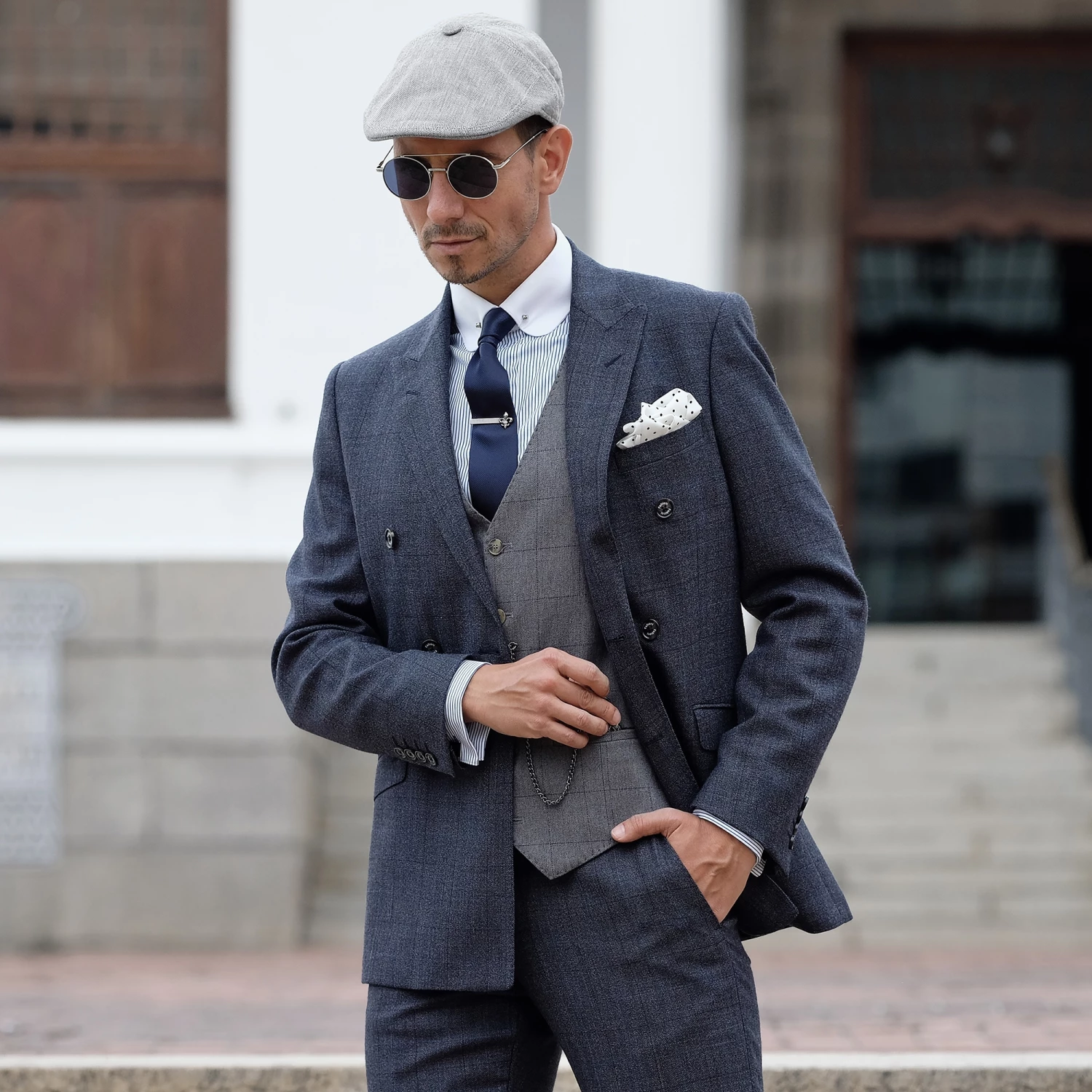 Tailor Toki Cravate bleu marine â Image 4