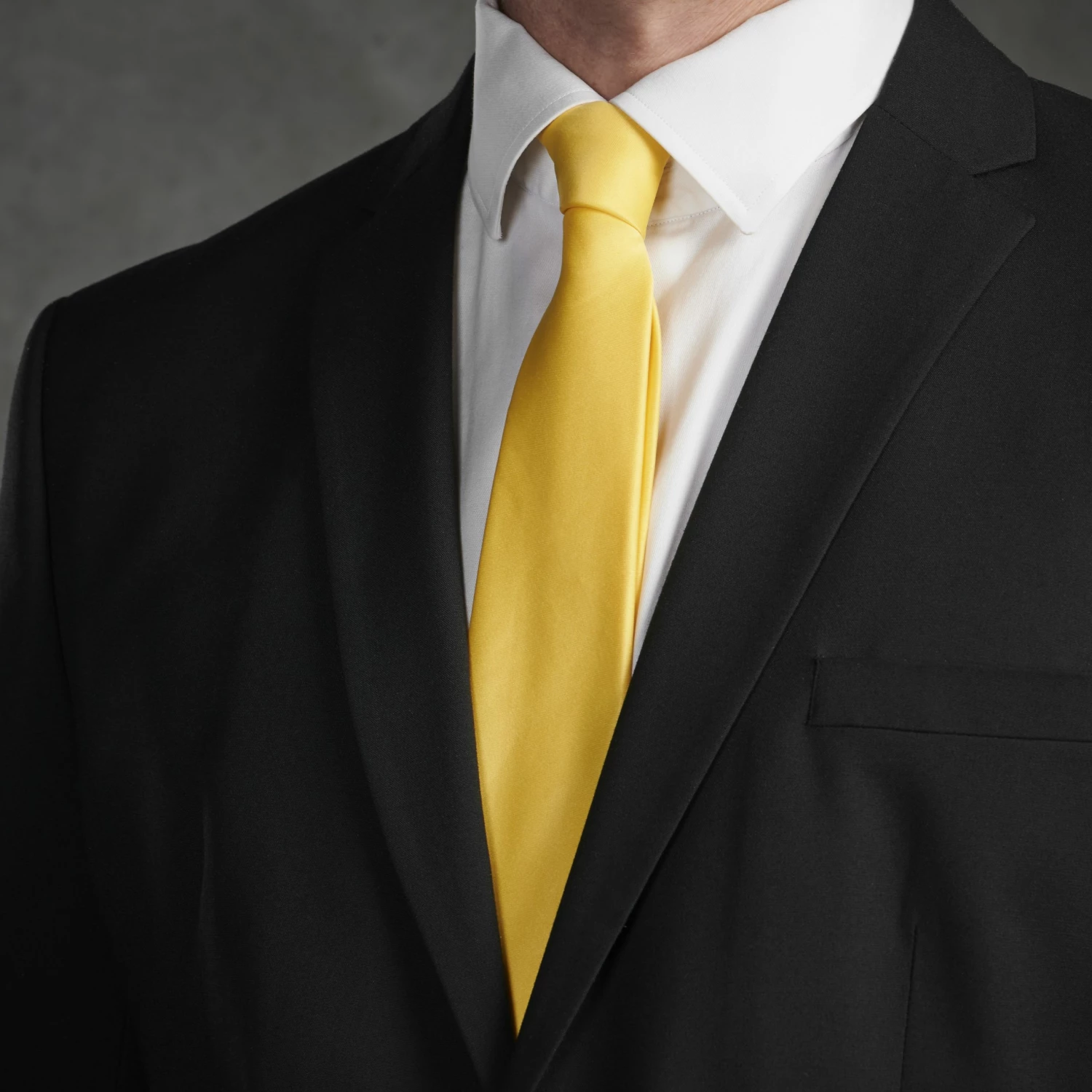 Trendhim Cravate classique jaune canari 8 cm â Image 3