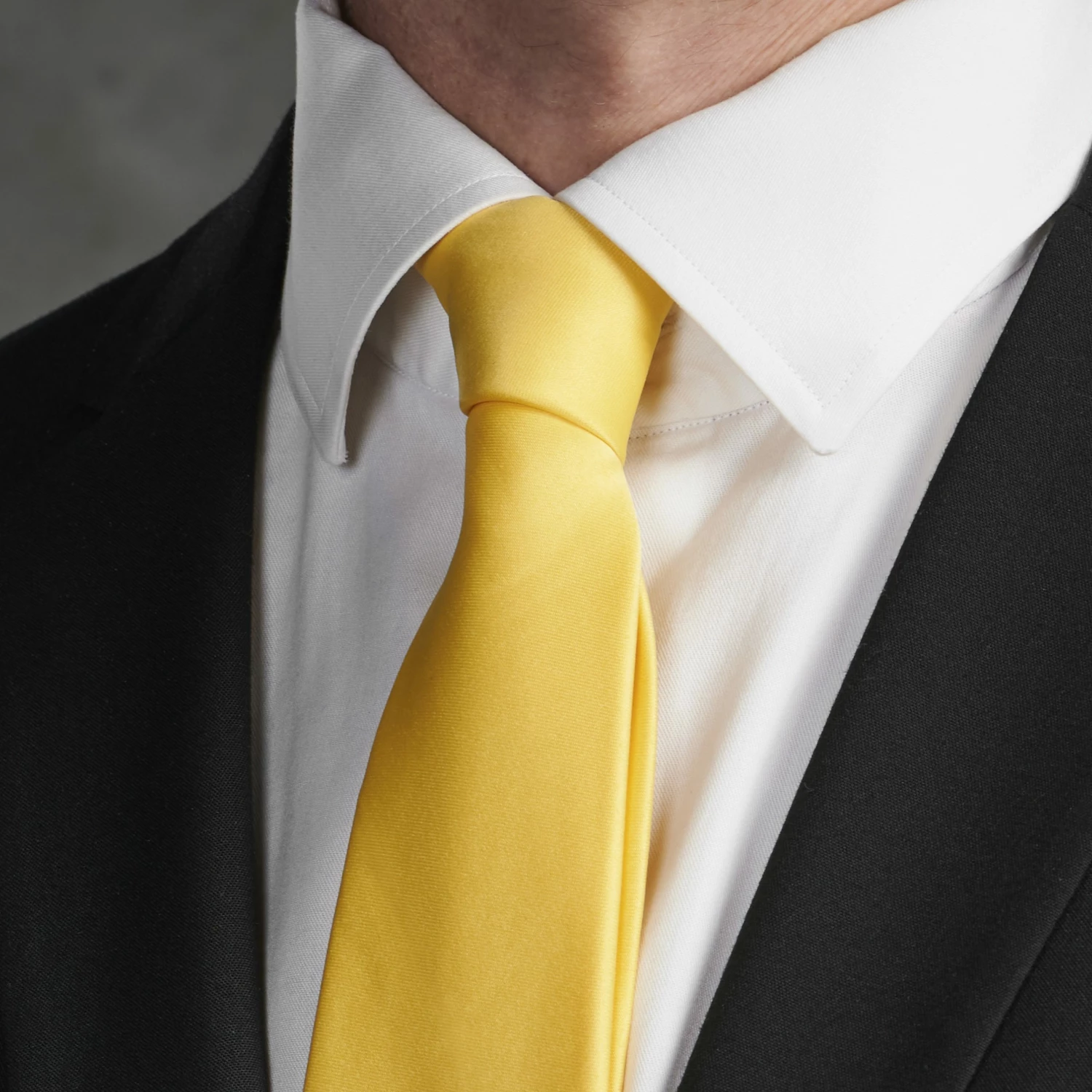 Trendhim Cravate classique jaune canari 8 cm â Image 5