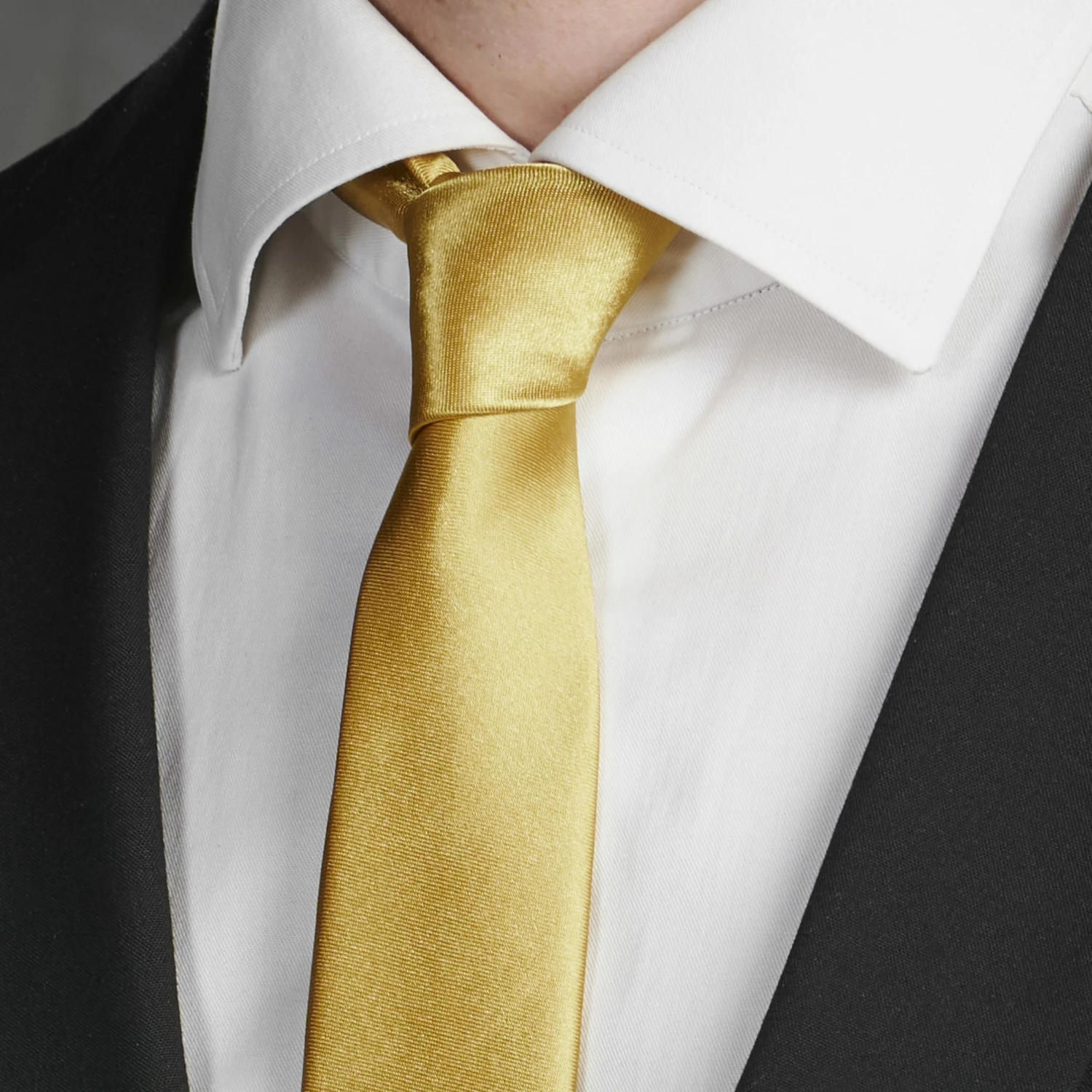 Trendhim Cravate unie or brillant - 6 cm â Image 5